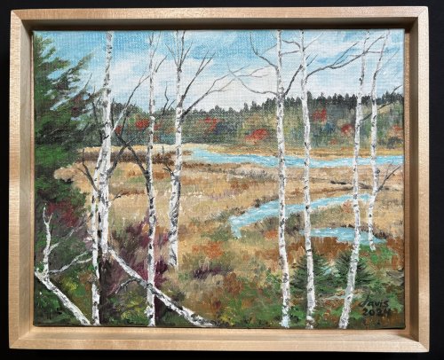 Birch Trees At Cold River