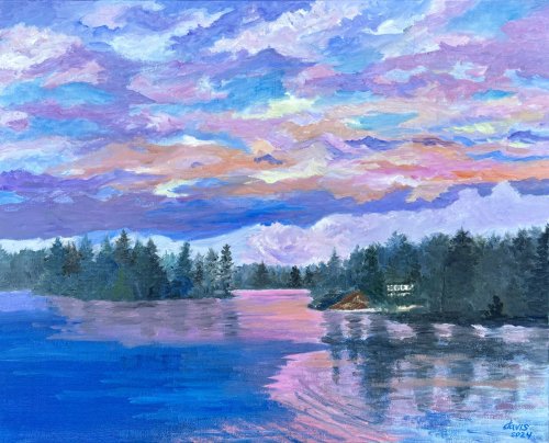 Whimsical Sky on Trout Lake